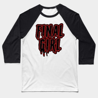 Final Girl Baseball T-Shirt